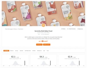 serenity kids baby food - top dtc baby food brands