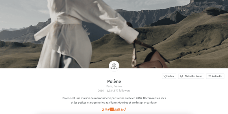 10 brands like Polene