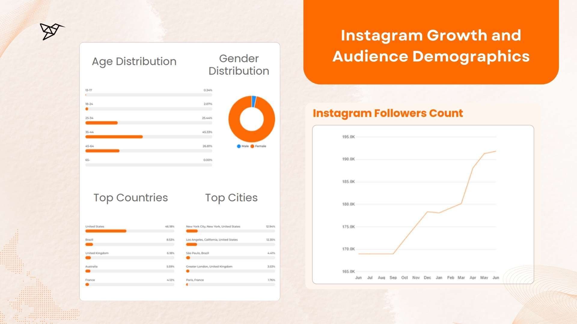 Stripes Beauty Instagram Growth and Audience Demographics